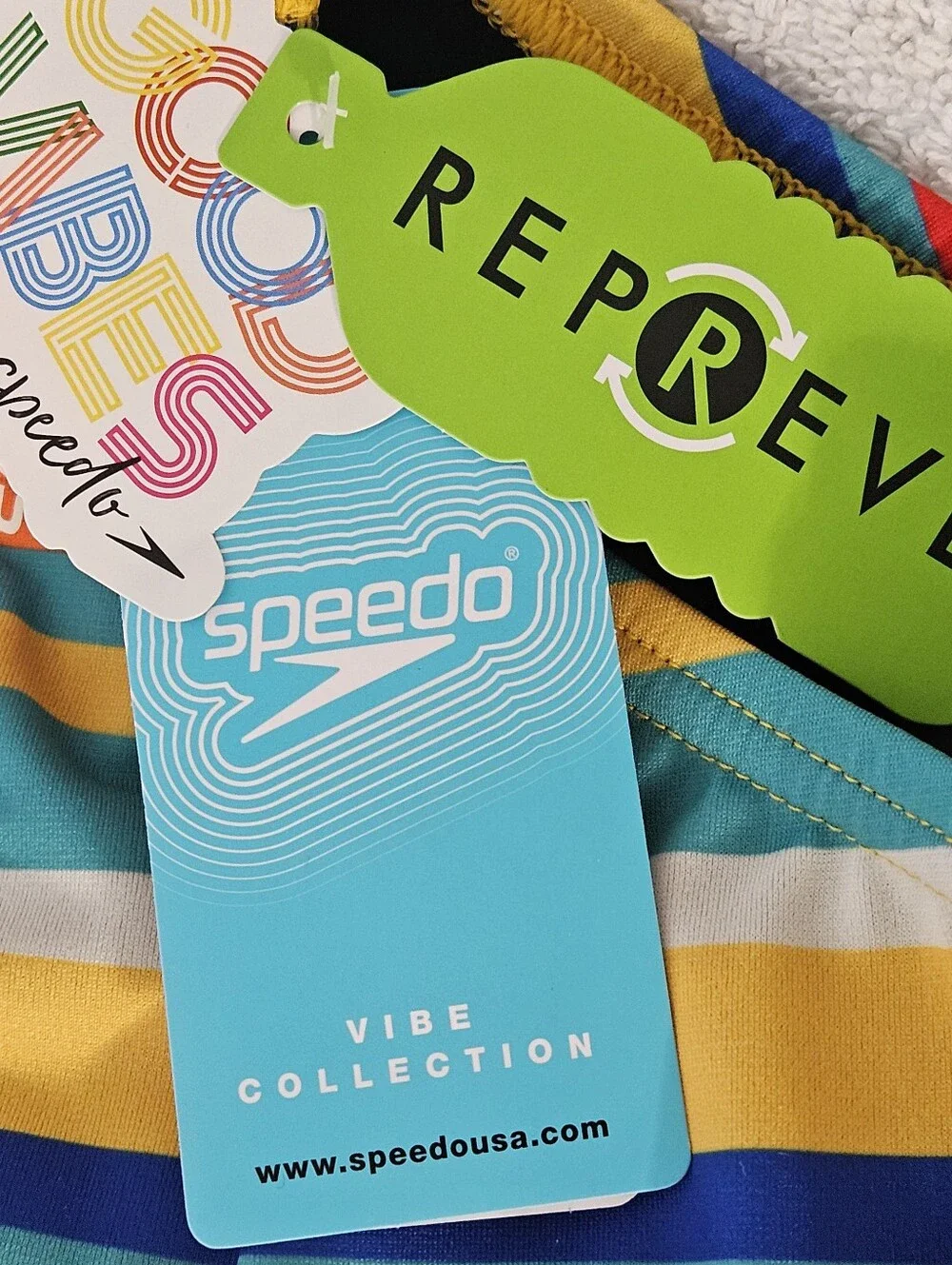 Speedo Endurance Eco Size 28 Boys Mens Swim Trunks with Elastic Drawstring Waist